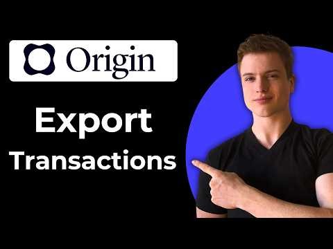 How to Export Transactions in Origin Financial in 2026 (Full Guide)