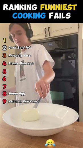 RANKING FUNNIEST COOKING FAILS #ranked #funny #compliation
