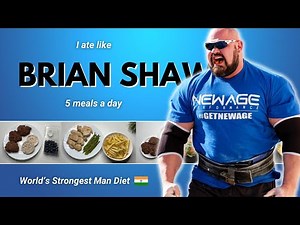 I Tried " WORLD’S STRONGEST MAN " diet plan for a day !! 🇮🇳