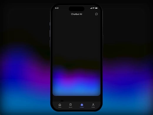 Interactive Chatbot UI - Mobile AI Chat Interface Design
