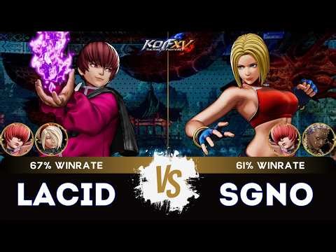 KOF XV ▰ LACID (Ash/O.Chris/Shermie) 🆚 SGNO (Shermie/Blue Mary/Dolores) 🎞️Replay Match - 4/26
