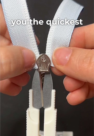 Fastest Way to Attach a Zipper Slider