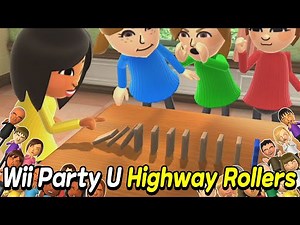 Wii Party U - Highway Rollers (Master com) Lucia vs Susie vs Clara vs Joana | AlexGamingTV
