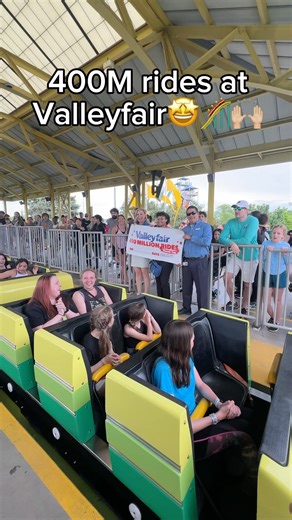85K views · 269 reactions | #valleyfair celebrates its 400M ride!朗拾 #minnesotacheck #valleyfairmn #themeparktiktok #summervibes #wildthing | Valleyfair | Facebook