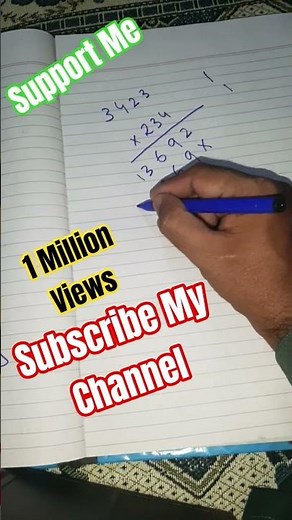 How to Multiply Big Numbers Easily | 3423 × 234 Explained Step by Step #shorts #maths