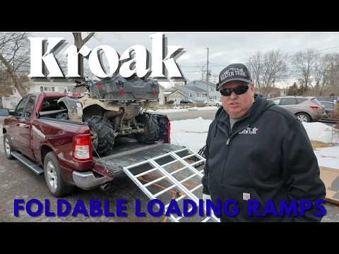 Kroak Folding Aluminum ramps unboxing and review