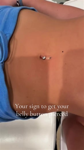 Pain is temporary swag Is forever #fyp #bellybotton #viral #dimond #piercing