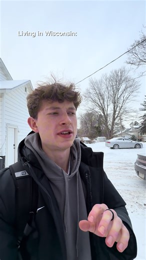 Just another typical day in Wisconsin winter… ❄️ #wisconsin #winter #weather #fyp #foryoupage