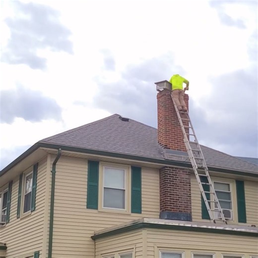 How to properly install a chimney cap? #chimneycap #roofing #roofingcontractor