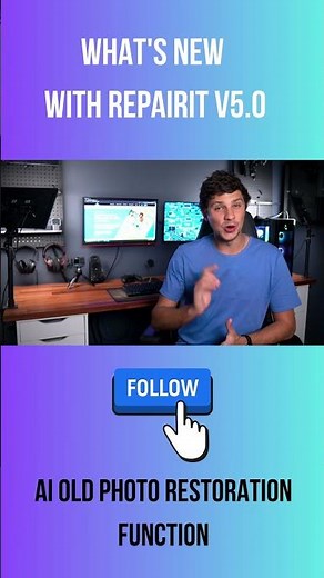 Repairit V5.0 New Feature—AI old photo restoration function #wondershare #Repairit