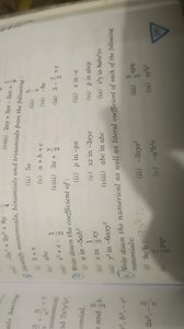 Identify monomials, binomials and trinomials from the following... | Filo