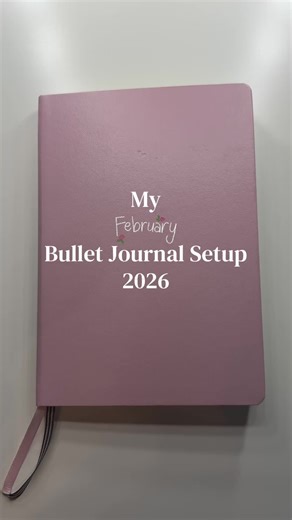 My February Bullet Journal Setup for 2026