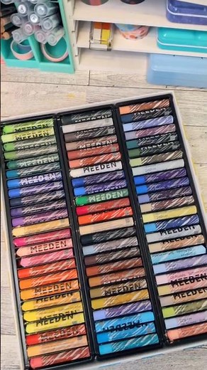 BEST Oil pastels FULL SET 😱72 colors, tools & more! #drawing #oilpainting #art