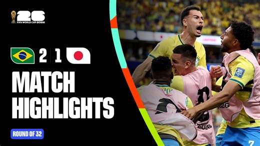 Highlights | Brazil 2-1 Japan | FIFA World Cup 2026™