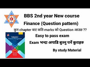 BBS second year new course finance -by study material