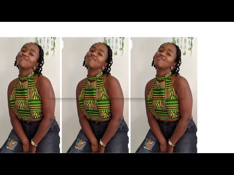 DIY Ankara Halter Crop Top | Step-by-Step Sewing Tutorial for Beginners |FREEHAND