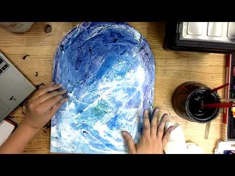 Neurographic Art l Easy, Art Therapy l Paint Resist