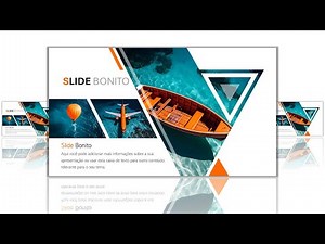 PowerPoint: Beautiful Slide with Triangles — step by step