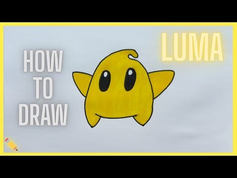 How to draw Luma ✏️ Super Mario
