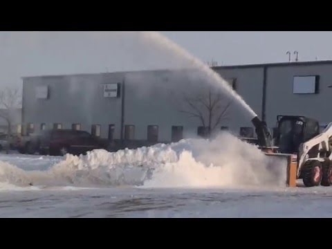 Skid Steer Snowblast Snow blower by TEAMCO