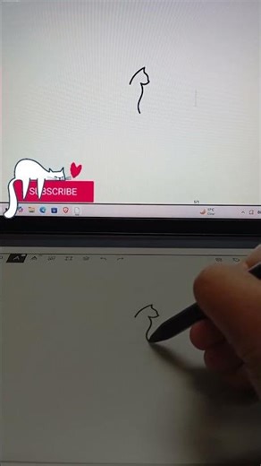 Minimalist One-Line Cat Drawing | Simple Cat Line Art Design.