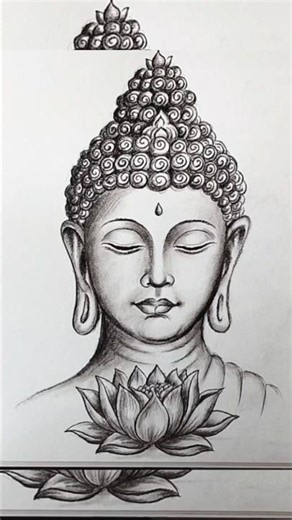 ☸️Lord Buddha Drawing ✋ #sutar_art_and_crafts #pencilart #buddha #lordbuddha #art