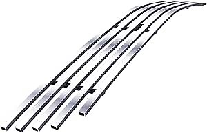 HD Ridez Premium Stainless Steel Chrome 8x6 Horizontal Billet Front Grille Grill Insert Compatible with Chevy HHR 2006-2011 Lower Bumper HDR-GRCC4786S