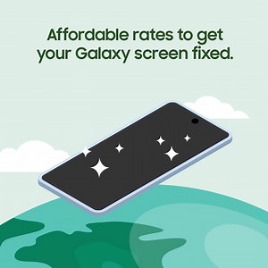 Have a chipped, cracked or broken screen? Thanks to our new mobile screen repair solution, you can now explore affordable solutions and protect our planet while at it! Repair your phone quickly and without hassle. Visit bit.ly/galaxyscreenrepair to learn more! 📱 💻 💚 #mobilescreenrepair #affordable #ecofriendly | Samsung