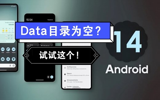 安卓14如何正常访问data文件目录？