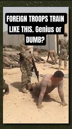 FOREIGN TROOPS TRAIN LIKE THIS. Genius or DUMB?