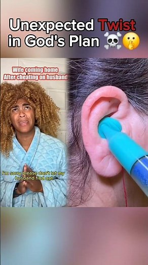 Unexpected Twist in God's Plan ☠️🤫 #funny #comedy #foryou #shorts