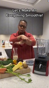 Fill that container up…ALL the way to the top. This Everything Smoothie is great for cleaning out your fridge and jam-packing in nutrients! . Recipe: http://spr.ly/6189OOYpx | Vitamix