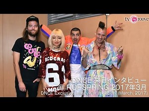 DNCE Exclusive Interview At POPSPRING! 「DNCE」、再来日インタビュー