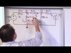 Lesson 4 - Node Voltage Problems, Part 3 (Engineering Circuits)