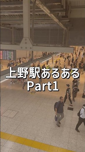 【Ueno Station Relatable Moments #1】The ceiling in the passageway from the ground-level platforms ...