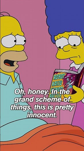 “is it normal for a boy to look at bunnies with big boobs?” 😂 #thesimpsons