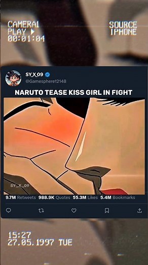 THE MOMENT WHEN FUUKA TRIES KISS OF DEATH ON NARUTO 😘💥 || #shorts #anime #naruto