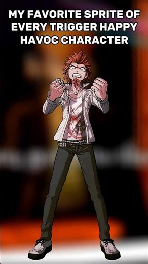 MY FAVORITE SPRITE OF EVERY DANGANRONPA TRIGGER HAPPY HAVOC CHARACTER #danganronpa #danganronpa2x2