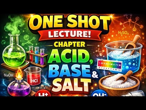 Chapter 2 | Acid base and salt | one shot lecture