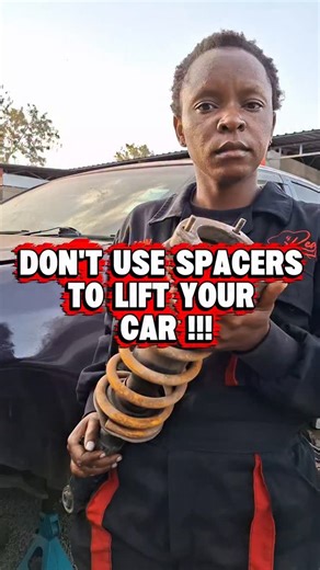 ForReal KE on Instagram: "Using spacers to lift your car not only gets you in trouble with most insurance companies, but also makes your car unstable and dangerous. Coilovers may be expensive, but they are much safer and provide better comfort, stability, and handling. Remember to subscribe to our WhatsApp channel for practical car care tips. Here’s the link https://whatsapp.com/channel/0029VbBdlDaBPzjfRdR6U32O If the link doesn’t work, kindly WhatsApp us and we’ll send it to you directly."