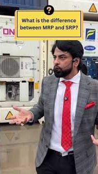 Why you must know about MRP AND SRP in import export business | export import business Harsh Dhawan