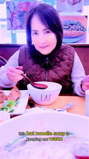 Sipping Hot Noodles on a Cold Day 🌧️ | ASMR Comfort Food