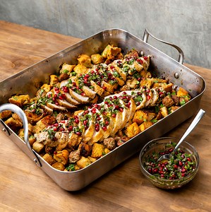 One-Pan Turkey Breast and Stuffing | America's Test Kitchen
