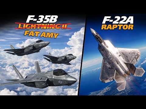 3x F-35B Lightning II Take on F-22 Raptor | 5th Generation Match Up | Digital Combat Simulator | DCS