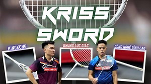 9.4K views · 115 reactions | Lần đầu tiên Team VNB cầm trên tay một cây vợt có quá nhiều thiết kế độc lạ mang thiên hướng Tương Lai đó chính là Vợt cầu lông VS Kriss Sword XP. Chi tiết hơn mời các lông thủ cùng xem bài review & test sau đây nhé!!! | Cộng Đồng Cầu Lông Việt Nam - Vnbadminton | Facebook