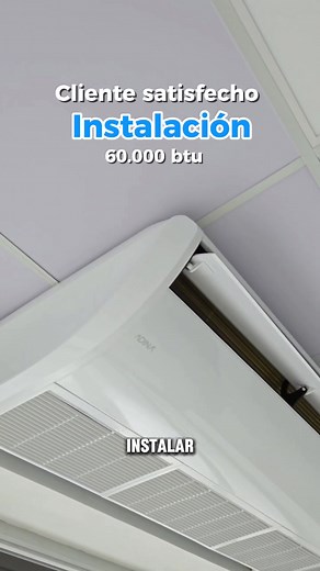 Instalación de Minisplit Piso Techo de 60.000 BTU