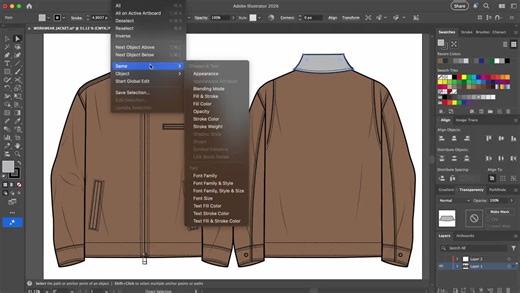 Workwear Jacket Vector Tech Drawing. Tech Pack Ready. Fashion Design Template AI PNG PDF - Etsy