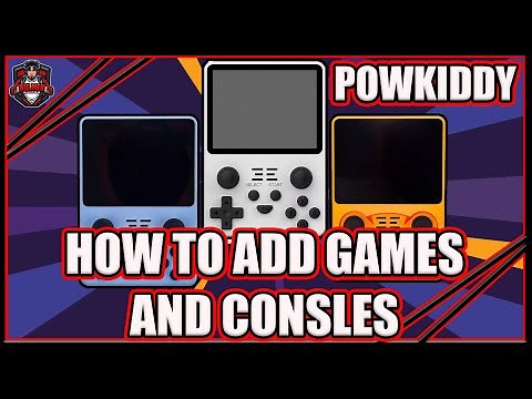 How To Add Games To Powkiddy rgb20s and Emulators