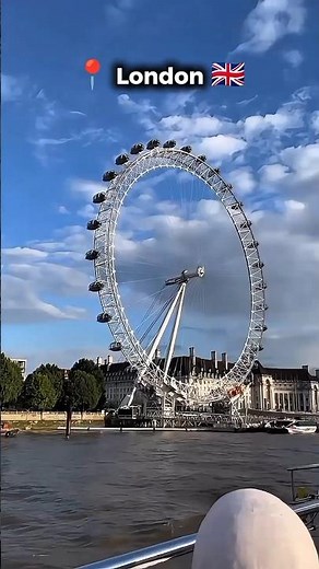 London Eye 🇬🇧 | Stunning Views of London's Iconic Ferris Wheel | 4K Shorts