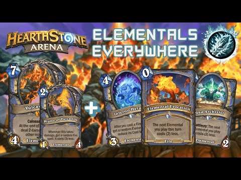 Never Seen So Many Elementals | Mage Hearthstone Arena Underground